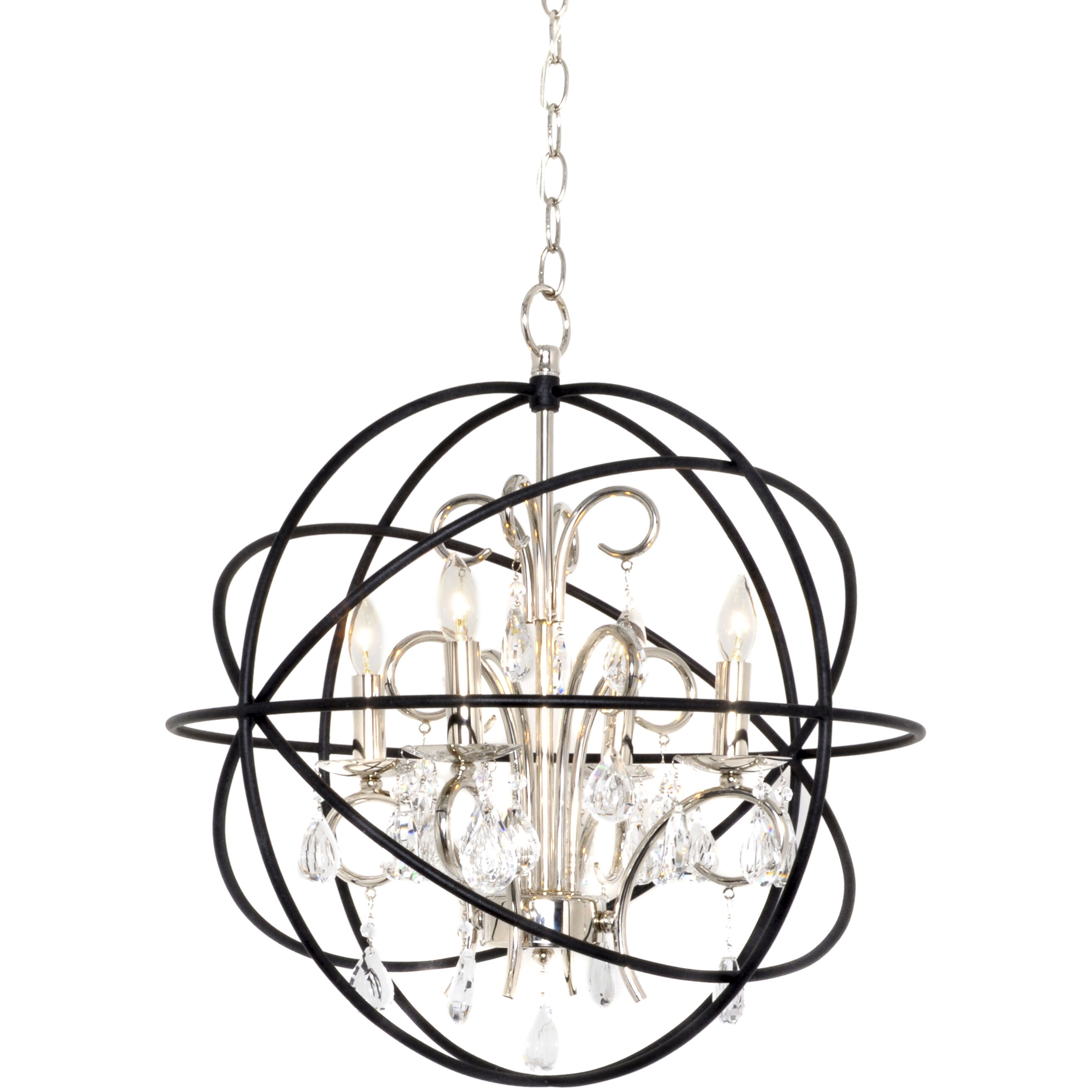 Black orbit chandelier new arrivals